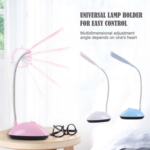 Bordsnattlampa med uppladdningsbar peksensor Desktop Li blue one-size