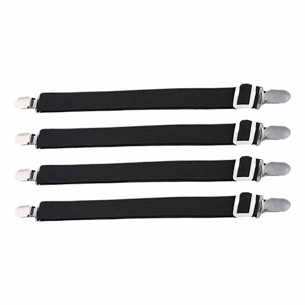 Justerbara lakanhållare Fästen Suspenders AU LAGER white 4PC