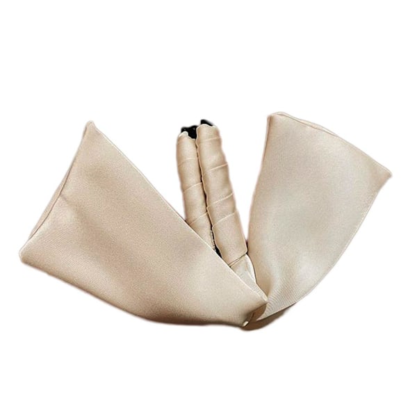 Elegant och utsökt kaninöron bananklämma söt koreansk high-end lätt huvudbonad stil B3f3 khaki One size