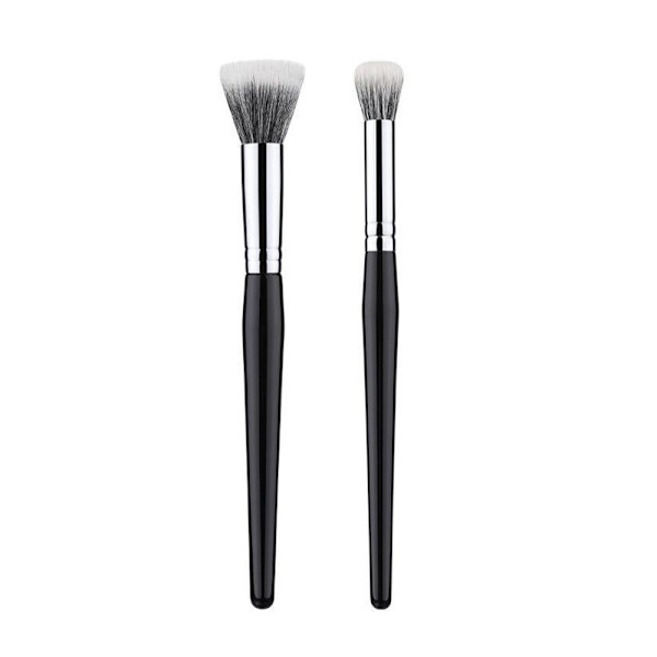 Svart Mjuk Rouge Borste Puder Foundation Skönhet Sminkverktyg Lot O5 O7I8 Q2T I6D7  blackB  small