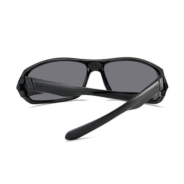 HD Mörkerkörningsglasögon Polariserade Gula Linser Anti-tonad Bländningssyn UK LAGER grey One-size 3pcs