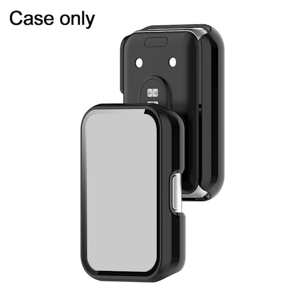 För Samsung Galaxy Fit 3 Full Coverage Härdat Glas Fodral Skärmskydd HOTS Transprent transprent white