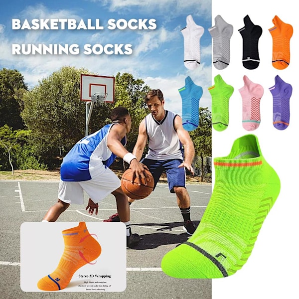 Snabbtorkande Löparskor Basketstrumpor Löpstrumpor Green L code [41-45 codes]