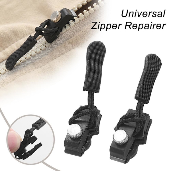 Universal Dragkedja Reparationsset, Dragkedjehuvud Ersättning, Direkt 6pcs mix