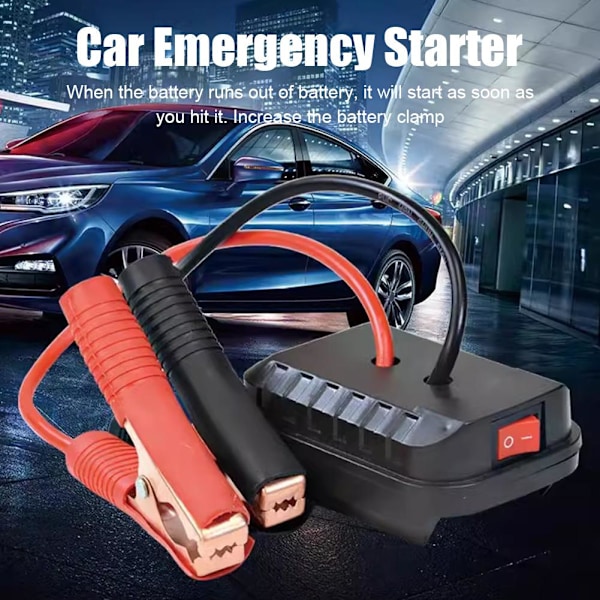 för Konverterare Laddare Elektrisk Hammare Bil Nödstartare Nej B USB One size