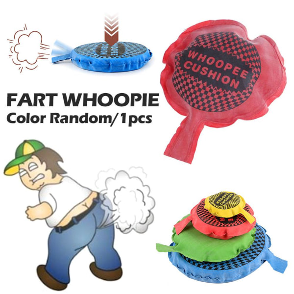 Självuppblåsande Whoopee-Cushion Joke Prank Party Toy Fart Whoopie l one-size