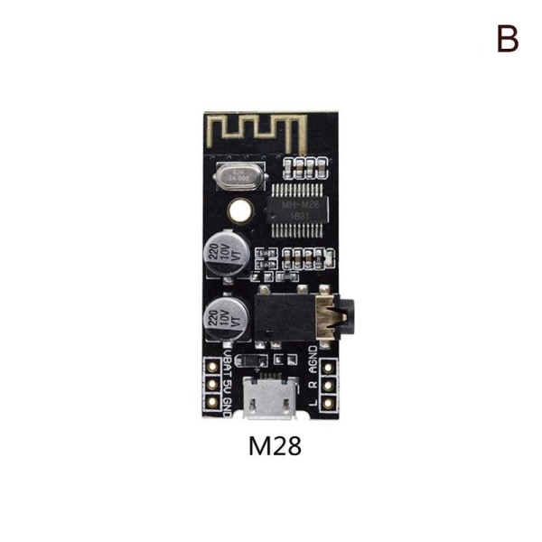 Trådlös Bluetooth kompatibel ljudmottagare kortmodul blackB M28