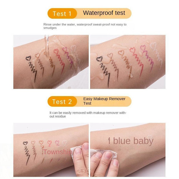1 st Eyeliner Gel Eyeliner - Eyeliner Pen - .US 04 # berry color 0.3g