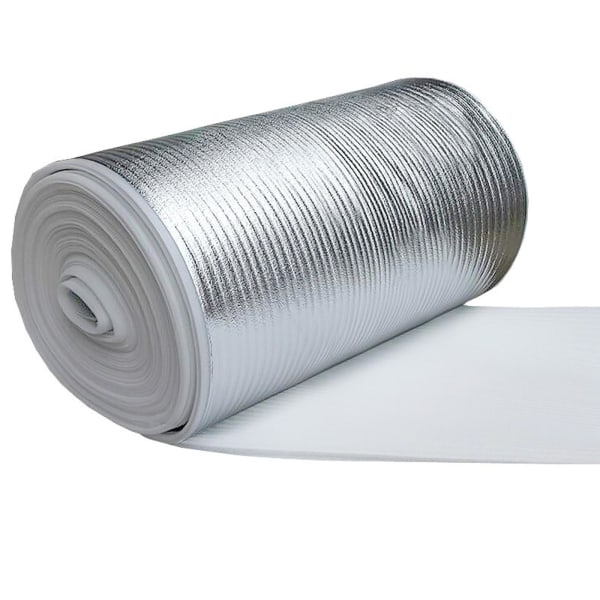 Kylare Värmereflektor Bakfolie 5/10M Lång Värme Energibesparing silverD 0.5 x 10 m