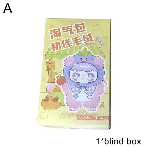 MANCHAO Naughty V1 Djurplyschdocka Blind Box Söt Dockhänge MANCHAOA 1pcs