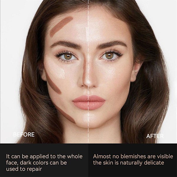 2-i-1 Concealer och Foundation Magic Stick, Concealer Stick O4O2 L0B2 05# 7g