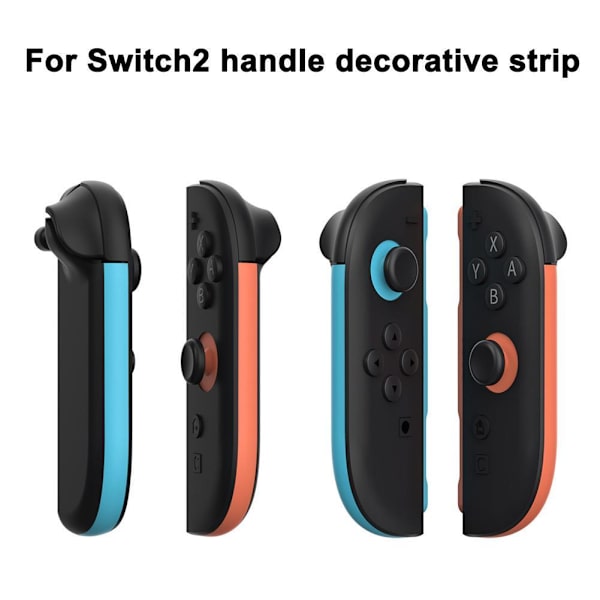 Dekorativt skal för Switch 2, utbytbara dekorativa remsor med verktyg✨y+ Left blue right red 1set