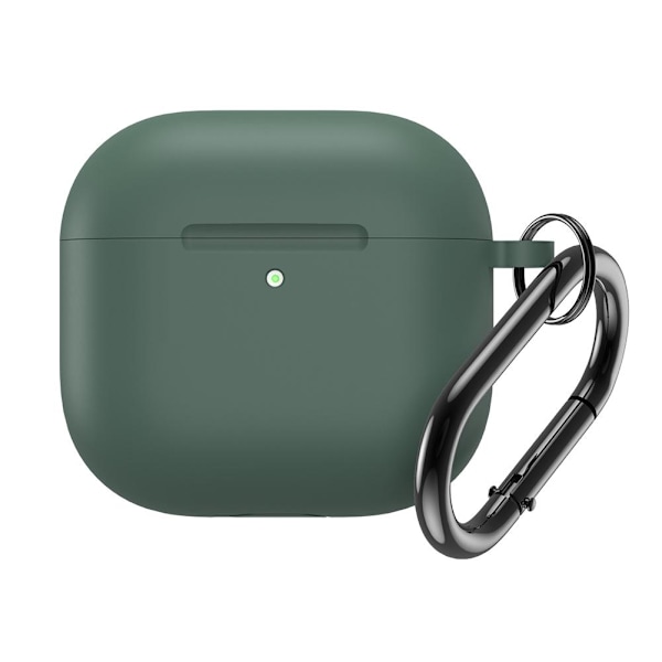 för AirPods4 Skyddsfodral Enfärgat skyddsfodral i ett stycke Silikon från H0H3 green for airpods 4