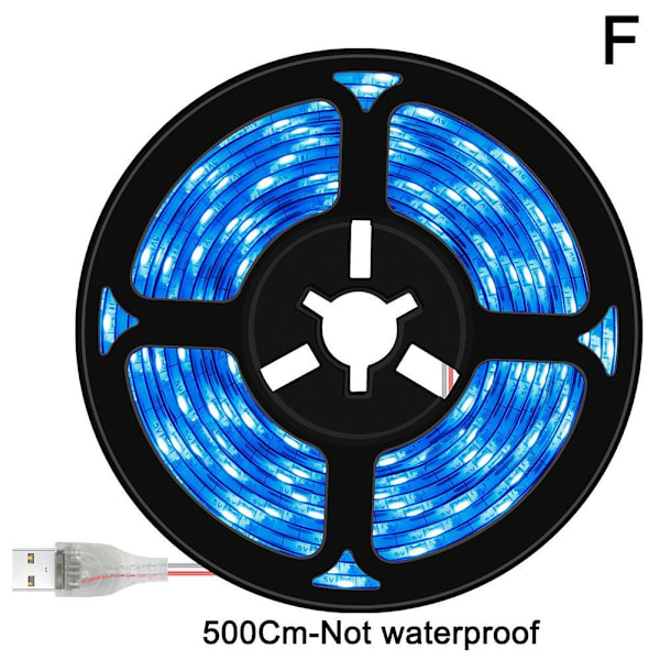 Hunato Vattentät Led Grow Light med USB, 5V utomhuslampor för As shownI 2m/Not waterproof