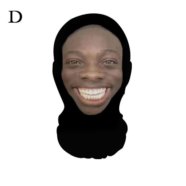 Rolig 3D Balaclava Mask Sömlös Design Parodi Ansiktstryck Mask Passar Alla Sidor Cosplay Huvudbonad Pullover Drake Emoji Balaclava 006 1pc