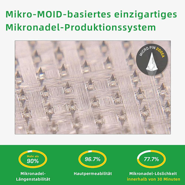 Nano Mikronål Kroppsvårdsplåster för Viktminskning och Förbättrad Hudstruktur
