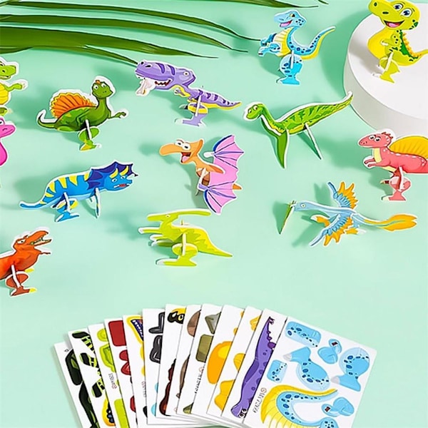 Roliga Insekts Pussel Pedagogiska Leksaker För Barn Kalas/Y 9CT5 K3A3 dinosaurs 25pcs