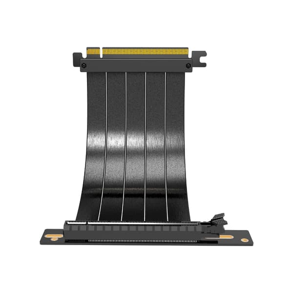 Full Speed Pcie3.0 Grafikkortsförlängningskabel Flexibel Kabel 80CM 90度