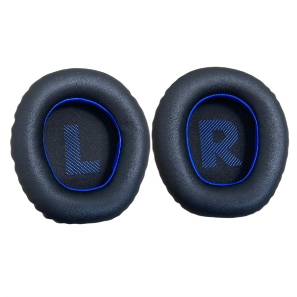 Ersättande öronkuddar Cover för JBLQuantum 100 hörlurar Öronkuddar, Headset Öronkuddar Black blue bottom