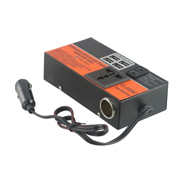 Strømomformer for lastebil, billaderadapter, konverterer 12V/24V til 110V/220V