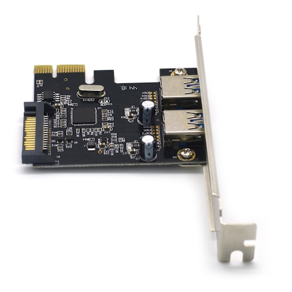 2-portars USB PCI-E X4 X8 X16 Riser Card USB 3.0 Gen 1 adapterkontakt