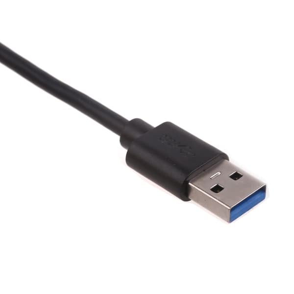 Brugervenlig 1 til 7 Port USB3.0 Hub med LED Lysindikator USB Splitter