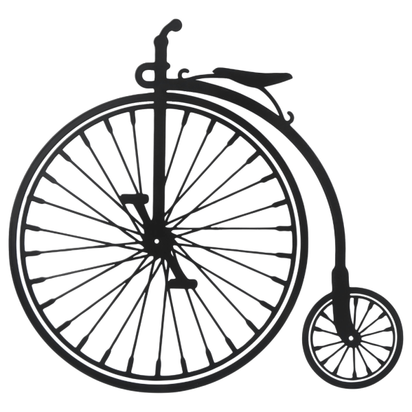 Cykel Höghjuling Väggkonst Väggdekorationer Heminredning Accent Prydnad för Vardagsrum Sovrum