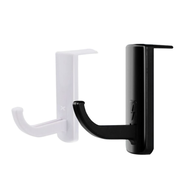 Hörlurshållare Hörlurar Headset Hängare Hållare Krok Tejp Klistermärke för skrivbord Pc Display Monitor Hörlurstillbehör White