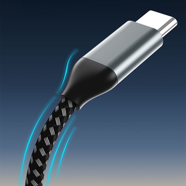USB C-splitter i aluminiumlegering, 4 portar, 10 Gbps snabb hastighet för digitala enheter