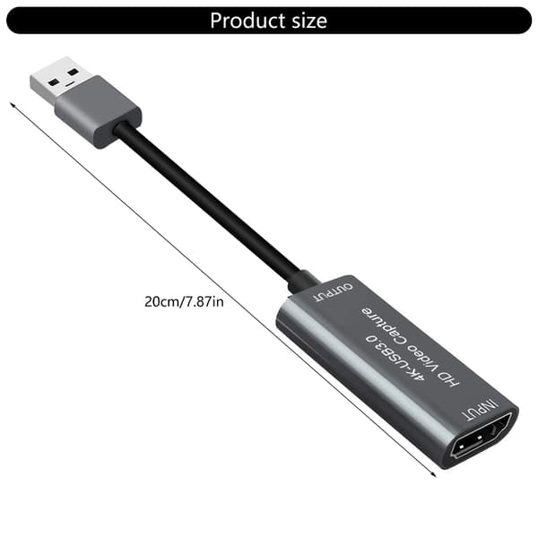 USB3.0 til 4K Videooptagelse Enhed Understøtter Op Til 4K60hz til Streamere