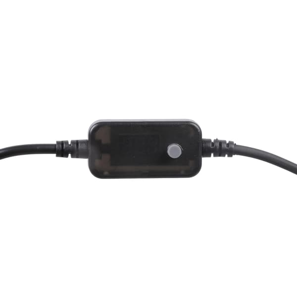 USB C til DC5.5x2.1mm oprullet strømkabel justerbare spændinger 5V til 20V