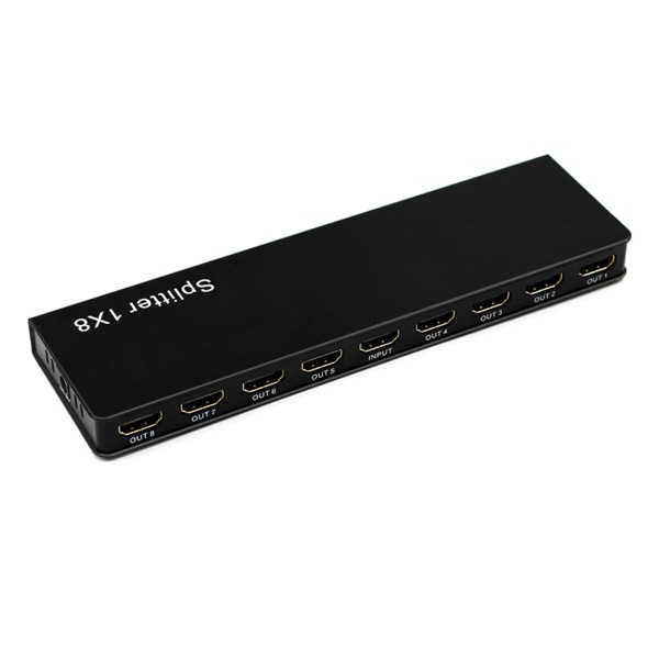 1 In 8 Out 1x8 HDMI-kompatibel Switch Splitter Converter Box Switcher Selector för DVD för PS3 HDTV 4K 30Hz Adapter EU