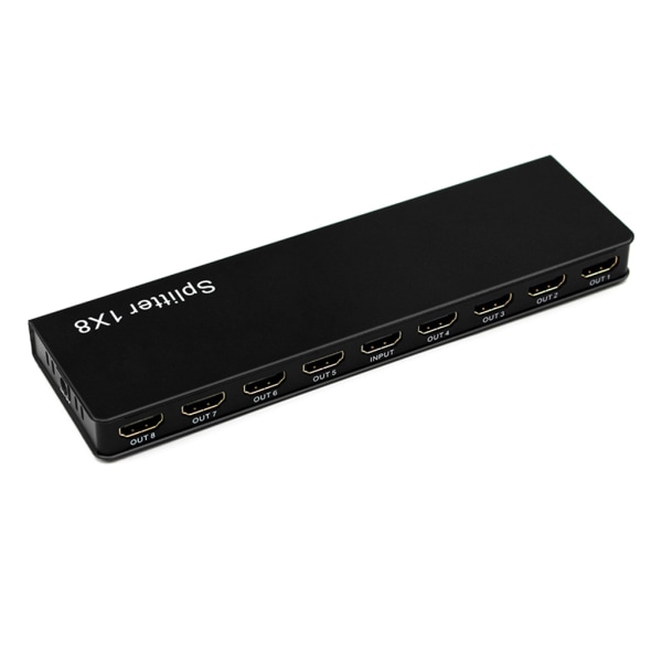 1 In 8 Out 1x8 HDMI-kompatibel Switch Splitter Converter Box Switcher Selector för DVD för PS3 HDTV 4K 30Hz Adapter US