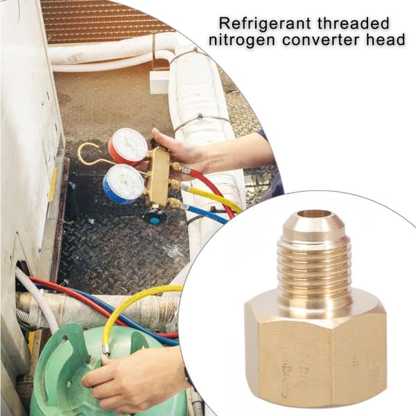 Nitrogen Regulator Adapter Fittings Aircondition Flare Reducer Adapter