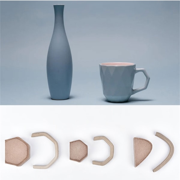 9 st/ set Keramikmugg Handtag Molds Keramikverktyg Praktiskt keramiskt verktyg Tekoppar Mugghandtag Formar för tillverkning av mugghandtag