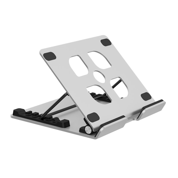 Laptopställ Justerbar Höjd Lyftande Aluminium Fällbart Ställ för Surfplatta Skrivbord Notebook Kylställ för 8-18 tum