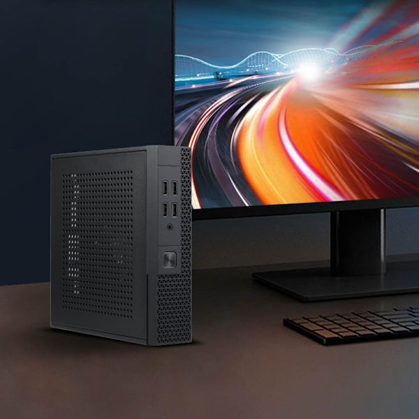 TX07 Mini ITX PC Kabinet Tower HTPC Lille Chassis Gaming Computer Kabinet Server