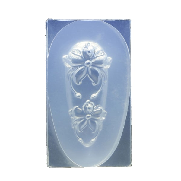 Silikone Neglekunstforme Resin Støbeforme DIY Neglekunst Dekorativ Form