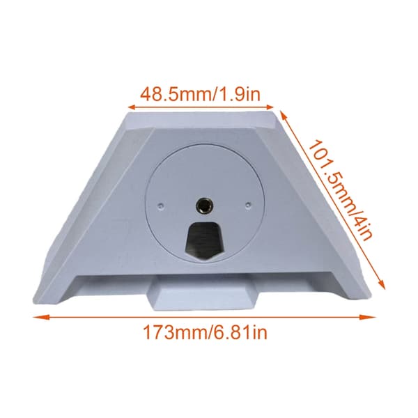 1/4\"-20 Gjengeskrue Mutter Adapter Stativ Base Plate Feste for Satellitt