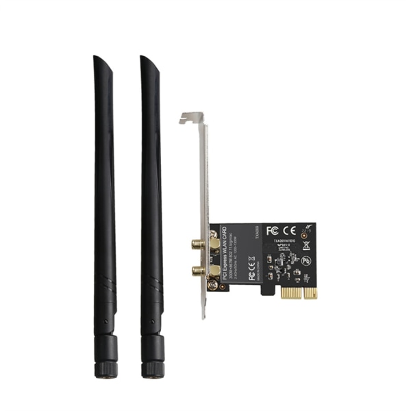 2.4GHz/5.0GHz Dual-band 1300M WiFi-adapter Trådlös nätverksmottagare Gigabit nätverkskort för PC Datortillbehör
