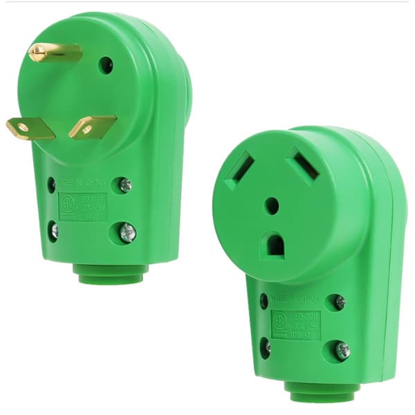 RV-plugg med ergonomisk grep Høyytelses strømpluggadapter 9