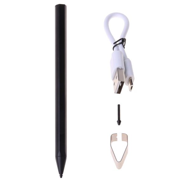 Stylus Penn for Microsoft Surface Pro 7/6/5/4/3 Nettbrett Trykkfølsomhet Tilt for Håndflateavvisning Bluetooth-kompatibel