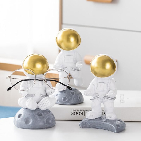 Astronaut Glasögonhållare Resin Glasögon Display Stand Craft Desktop Ornament null - B