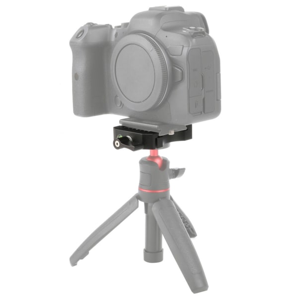 Adapter för kamerastativfäste Aluminium 3/8 till 1/4 skruv Snabbkopplingsplatta för klämbas för DSLR Monopod Kulhuvud