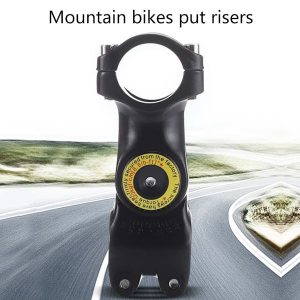Justerbar MTB-stam 120° cykelstamförhöjare för styre-aluminium Mountainbikestyreförlängare för MTB-roadcykel