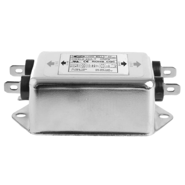 Power EMI-filter CW4L2-20A-T Monofasic Enhanced AC 220V 50/60 HZ