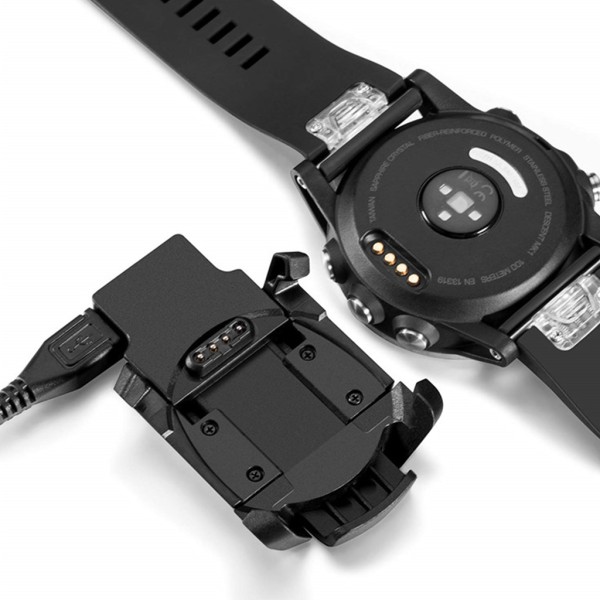 Power Laddare Dockningsfäste Bas Kompatibel för Garmin-Descent Mk1 för Smart Watch Bärbar USB laddning C