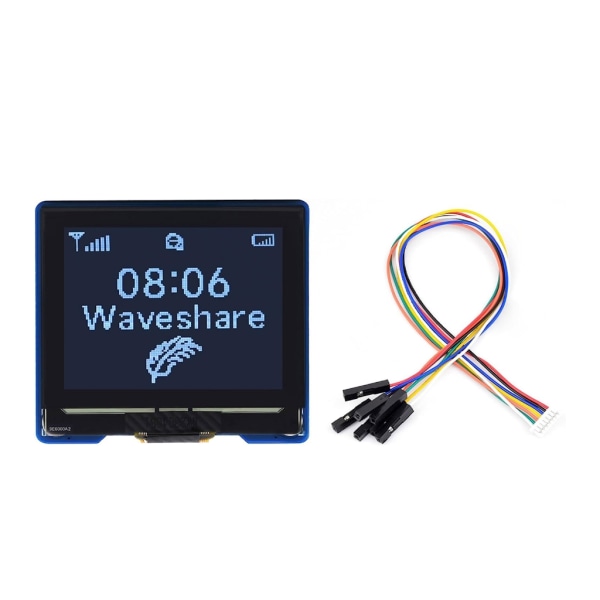 Multifunktions 1,32 tums OLED-moduler 128x96 upplösningsskärm med 4Wire SPI och I2C-gränssnitt för Ardui/Raspberry/STM32