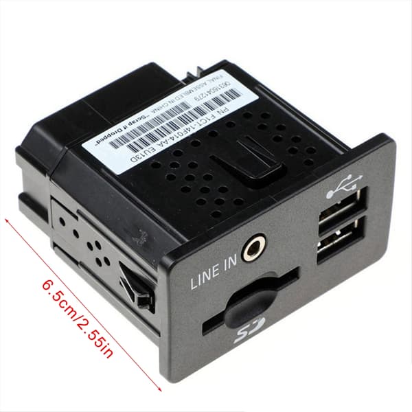 Spiller USB-kontakt Auto Interface AUX USB-port med kortleser
