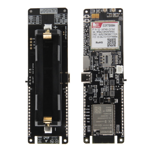 1,14 x 4,21 tum för T SIM7000A MCU32-WROVER-B Kommunikationsmodul för stark signal Trådlös sändtagare 3,0-4,3V